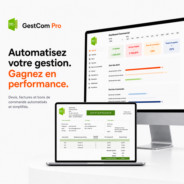 GestCom Pro — Gestion Commerciale